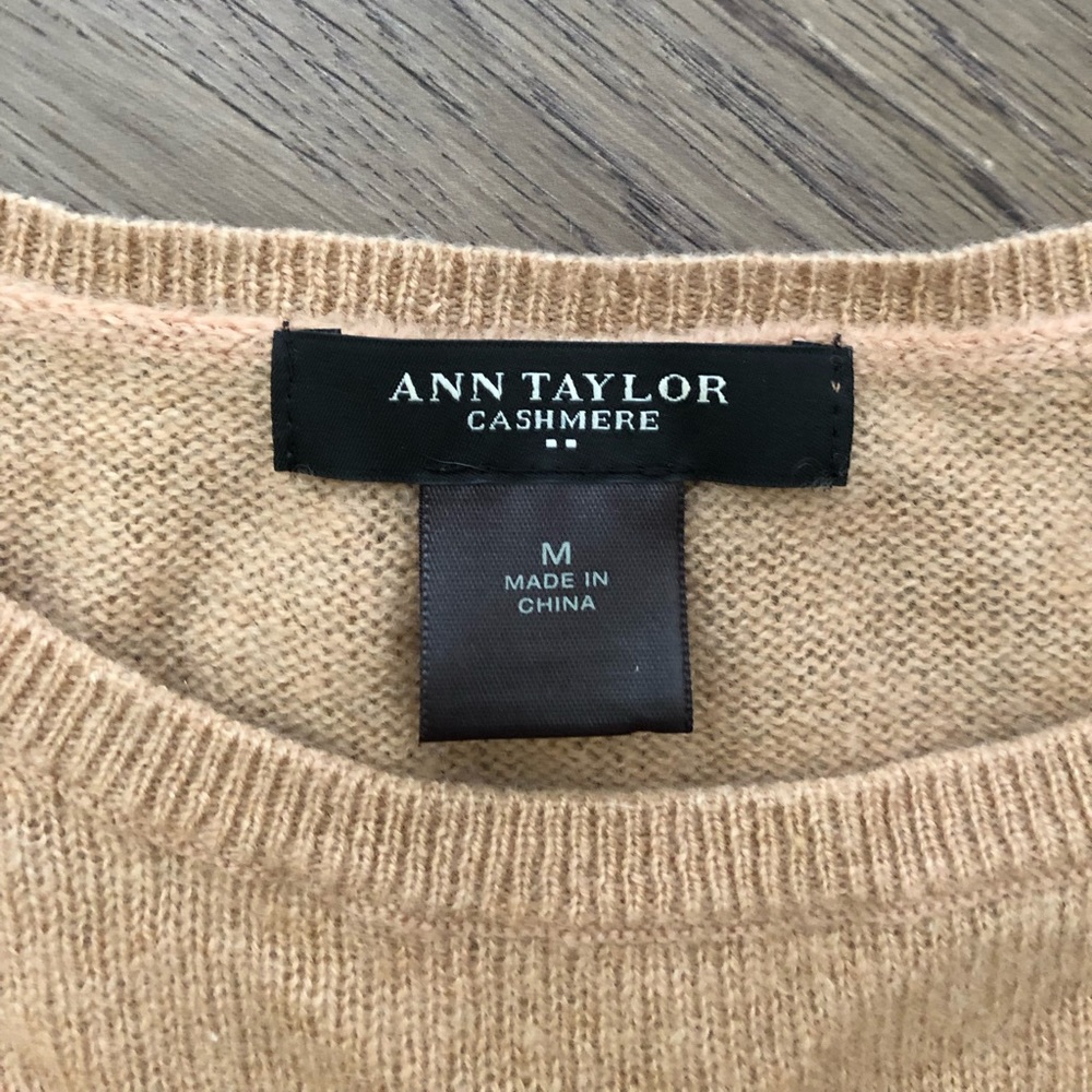 Ann Taylor cashmere sweater - Picture 3 of 6